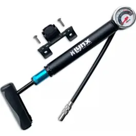Laatste Versie Mini fietspomp met manometer Lynx Hurricane