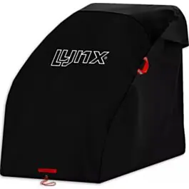 Fietskar beschermhoes zwart polyester-ripstop Handgemaakt