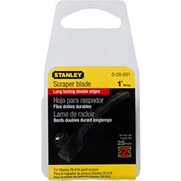 2 Stanley reservemesjes voor glasschraper 0-28-616 Gereduceerde Prijs