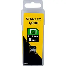 Beperkte Voorraad Stanley nietjes 8 mm type G 1000 stuks