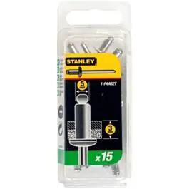 Stanley popnagels 5x3mm (15 stuks) Ambachtelijk