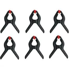 Bulkbestelling PVC Veerklemmenset 2.5 inch 6 stuks HPC50