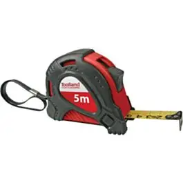 Rolbandmaat 5 meter met rubberbekleding Premium