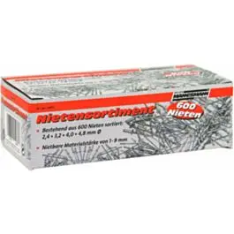 Beperkt Aanbod Mannesmann popnagelassortiment 600 stuks