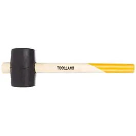 Rubberen hamer 500 gram Toolland Laatste Versie