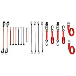 Spanbanden-, elastiek- en bagagespinset 20-delig Perel ARATS2 Korting