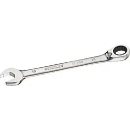 Steekringsleutel 19 mm met omkeerbare ratel Stanley FMMT13096-0 Gecertificeerd