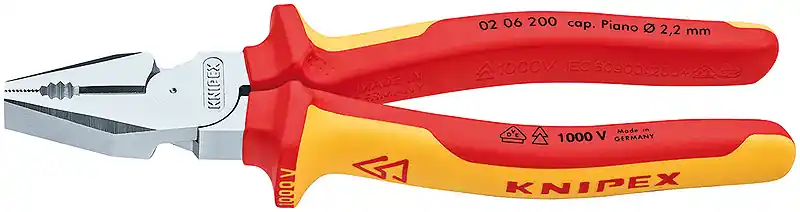 Modern Knipex 02 06 200 kracht-kombitang comfort 200 mm VDE