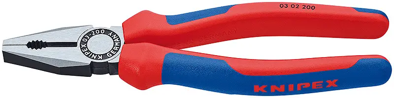 Knipex 03 02 200 kombi-tang gepolijst/comfort 200 mm Gratis Verzending