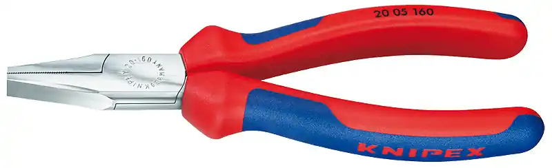 Uitverkoop Knipex 20 05 160 platbuigtang verchr../comfort 160 mm