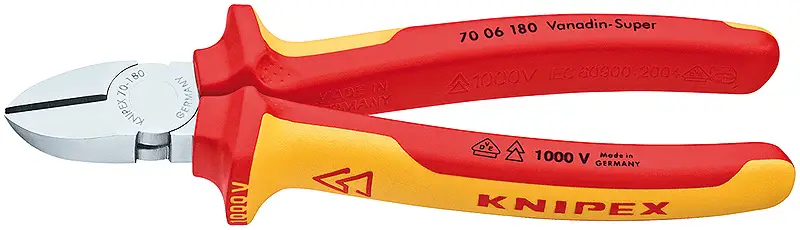 Favoriet Knipex 70 06 180 zijsnijtang verchr./comfort 180 mm VDE