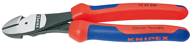Nieuw Knipex 74 22 200 kracht-zijsnijtang 12 gr. gebogen 200 mm