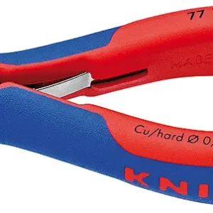Knipex 77 12 115 zijsnijtang ronde kop + draadklem 115 mm Laatste Versie
