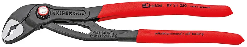 Nieuw Knipex 87 21 250 Cobra Quick Set waterpomptang