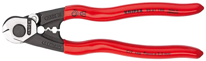 Op = Op Knipex 95 61 190 staaldraadschaar