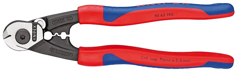 Express Levering Knipex 95 62 190 staaldraadschaar