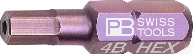 Finale Uitverkoop PB C6.210B/4 bit voor inbus schroeven, met gat