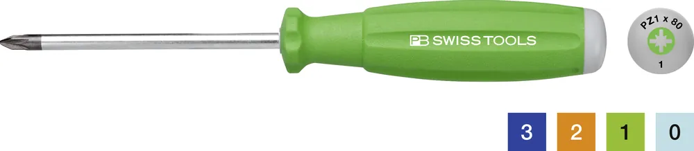 Veilige Betaling PB 8192.2-100 YG Pozidriv Schroevendraaier Rainbow