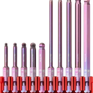 Aanbieding PB 10 PrecisionBits E6, in BitBlock, Inbus met kogel