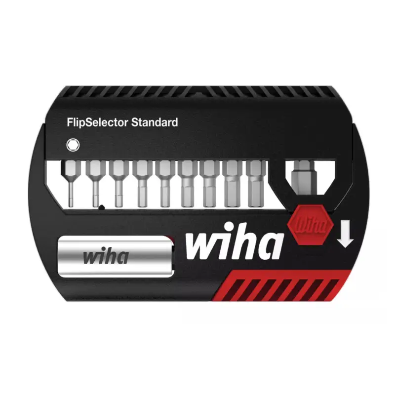 Wiha 39039 Bit Set FlipSelector Inbus 25 mm Uitverkoop