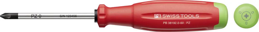 Authentiek PB 38192.0-60, Evo Pozidriv schroevendraaier