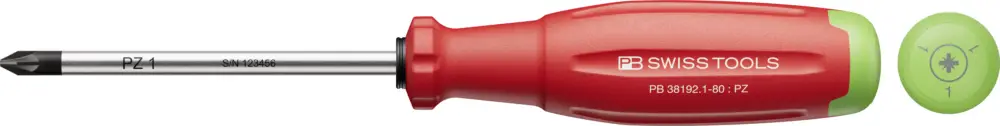 Ambachtelijk PB 38192.1-80, Evo Pozidriv schroevendraaier