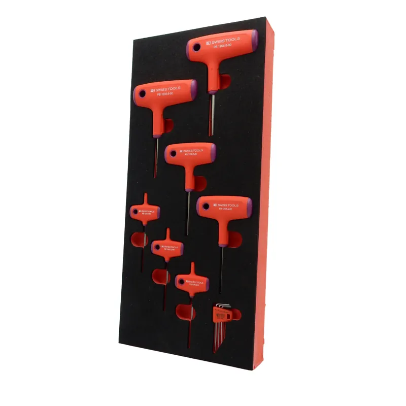 PB foam module inbussleutels met krukhecht "1206" Merkproduct