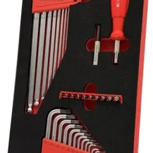 PB Foam module inbus/torxsleutels met bithouders en bits Authentiek