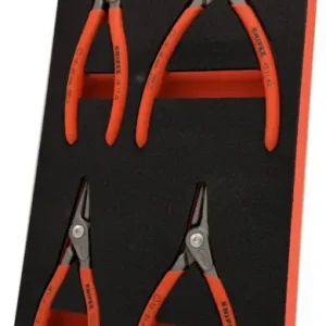 Bestel Nu Knipex 4 delige borgveertangenset, in foam module