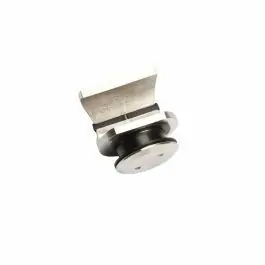 2/25SN-Sienna glas RVS glaswanddrager Exclusief