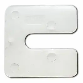 Seizoensaanbieding Belplast Uitvulplaatjes Wit - 1mm