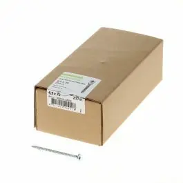 Veilige Betaling Hoenderdaal Spaanplaatschroef verzinkt platverzonken kop PZ2 voldraad 4.5X70 (per 200 stuks)