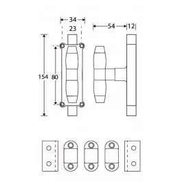 Wereldwijde Verzending Mi Satori Krukespagnolet Ton kr. halfr. MTO/ebben
