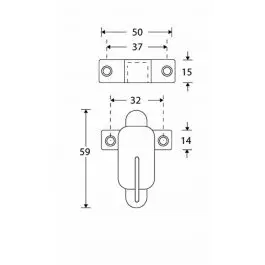 Wereldwijde Verzending Mi Satori Raamknip Elegant met sluitkom MMNO