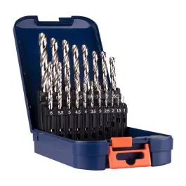 Wereldwijde Verzending Metaalborenset HSS 1-10mm (19-dlg)