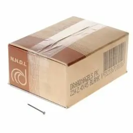 Van der Loo Draadnagel plat geruite kop blank 2.4 x 45mm Hoge Kwaliteit