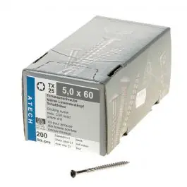 Veilige Betaling Reisser Potdekselschroef zwart RAL9005 5x60mm tx25