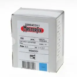 Fischer Blindklink moer staal M4 Handgemaakt