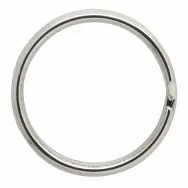 Luxe DX® Sleutelring 16 mm uitw vernikkeld