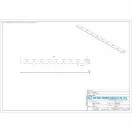 Koop Vandaag GB Lijmkoppelstrip Novo RVS 300 x 20mm 21220
