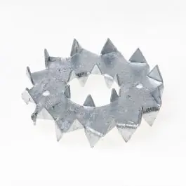 Speciale Aanbieding GB Kramplaat dubbel rond diameter 33mm 07285